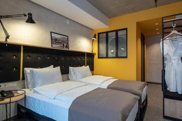 Двухместный номер с 1 кроватью или 2 отдельными кроватями в Отеле Tbilisi Story Hotel